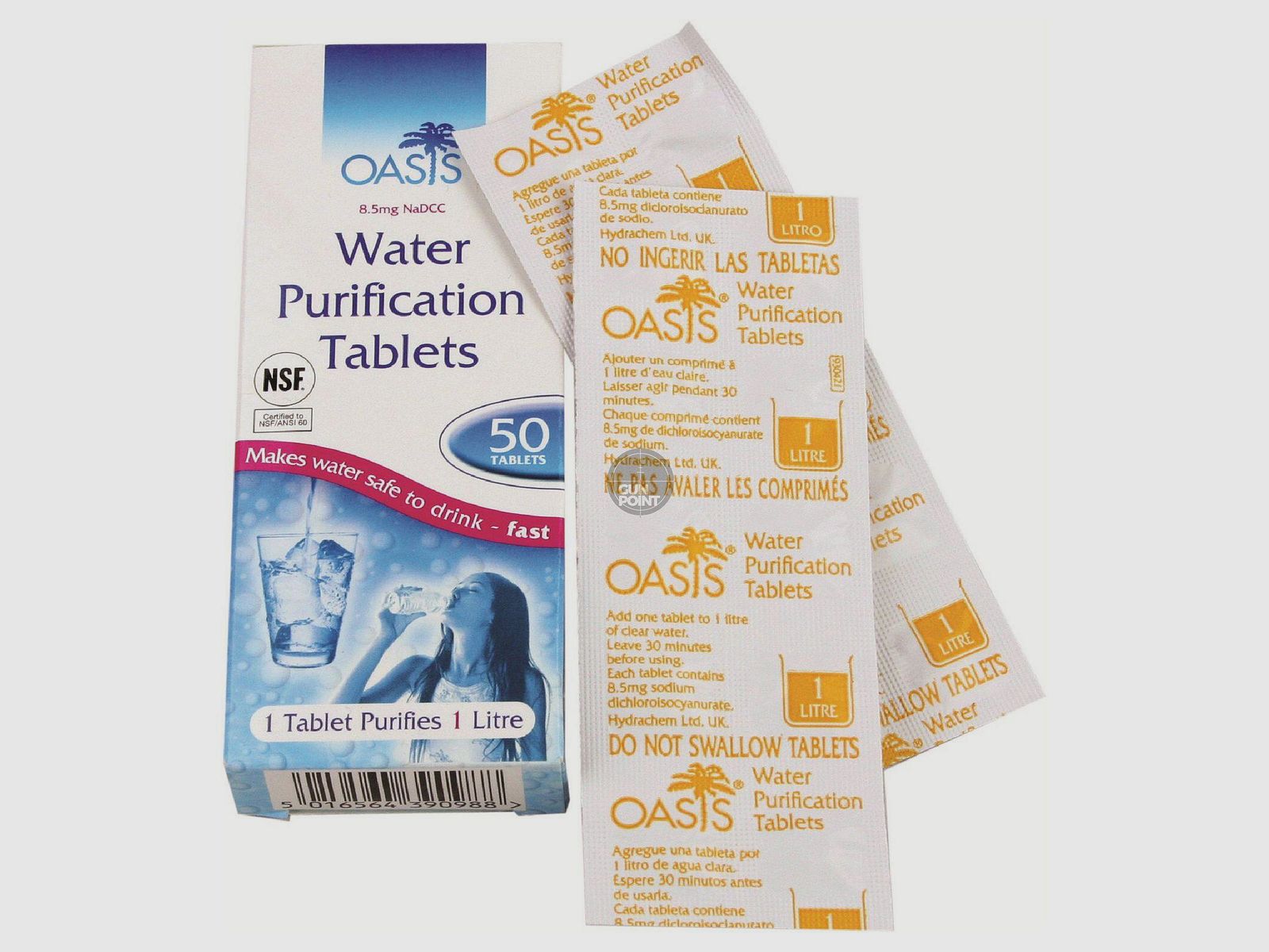 Wasseraufbereitung 'Oasis' 50 Tabletten