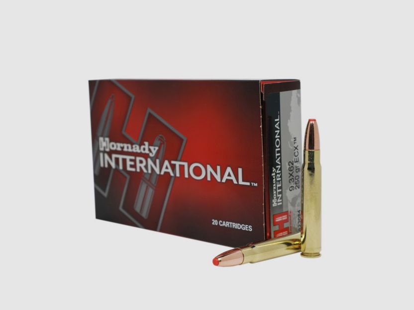 Hornady International 9,3x62 250GR ECX 20 Patronen