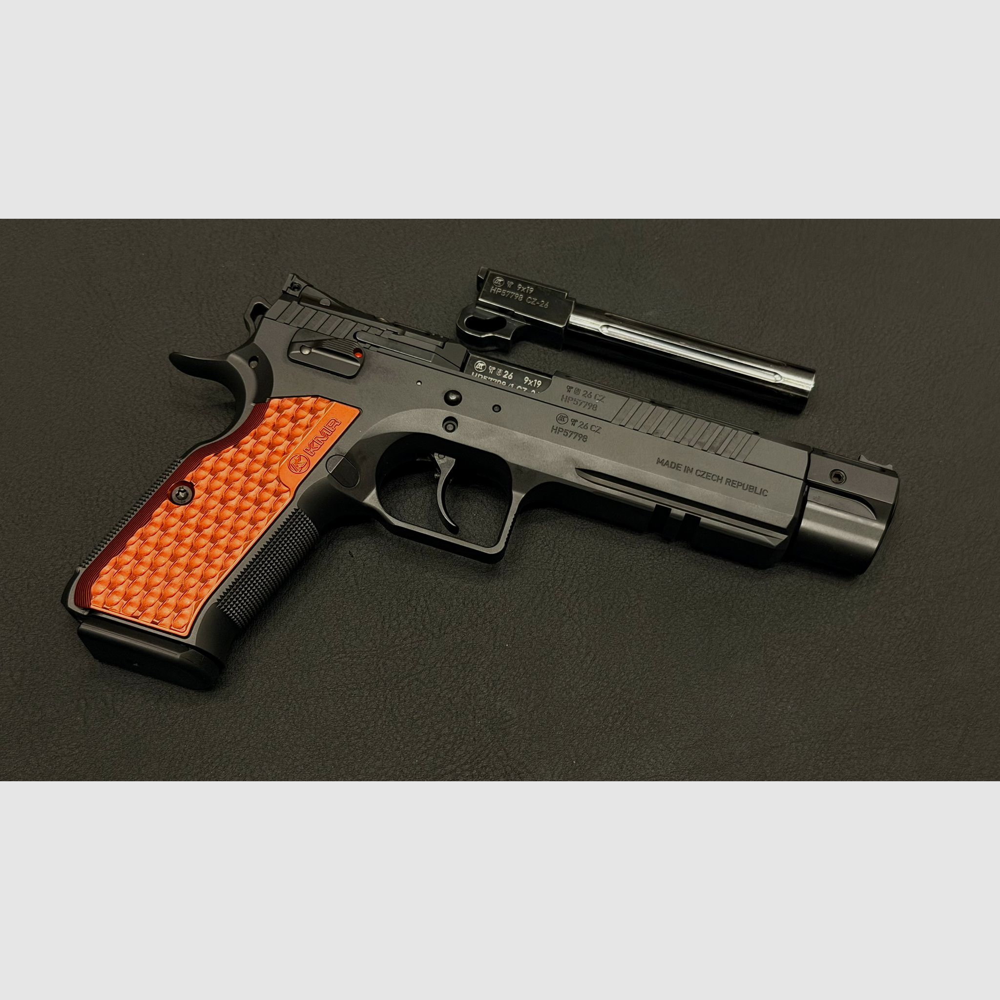 KMR W-02 Spectra OR 9mmLuger SA/DA | 5" pulgadas incluido 6" cañón intercambiable | IPSC | DSB | conjunto combinado, imagen 4 de 12