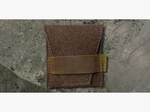 Estuche de fieltro para 5 cartuchos de búho de bosque