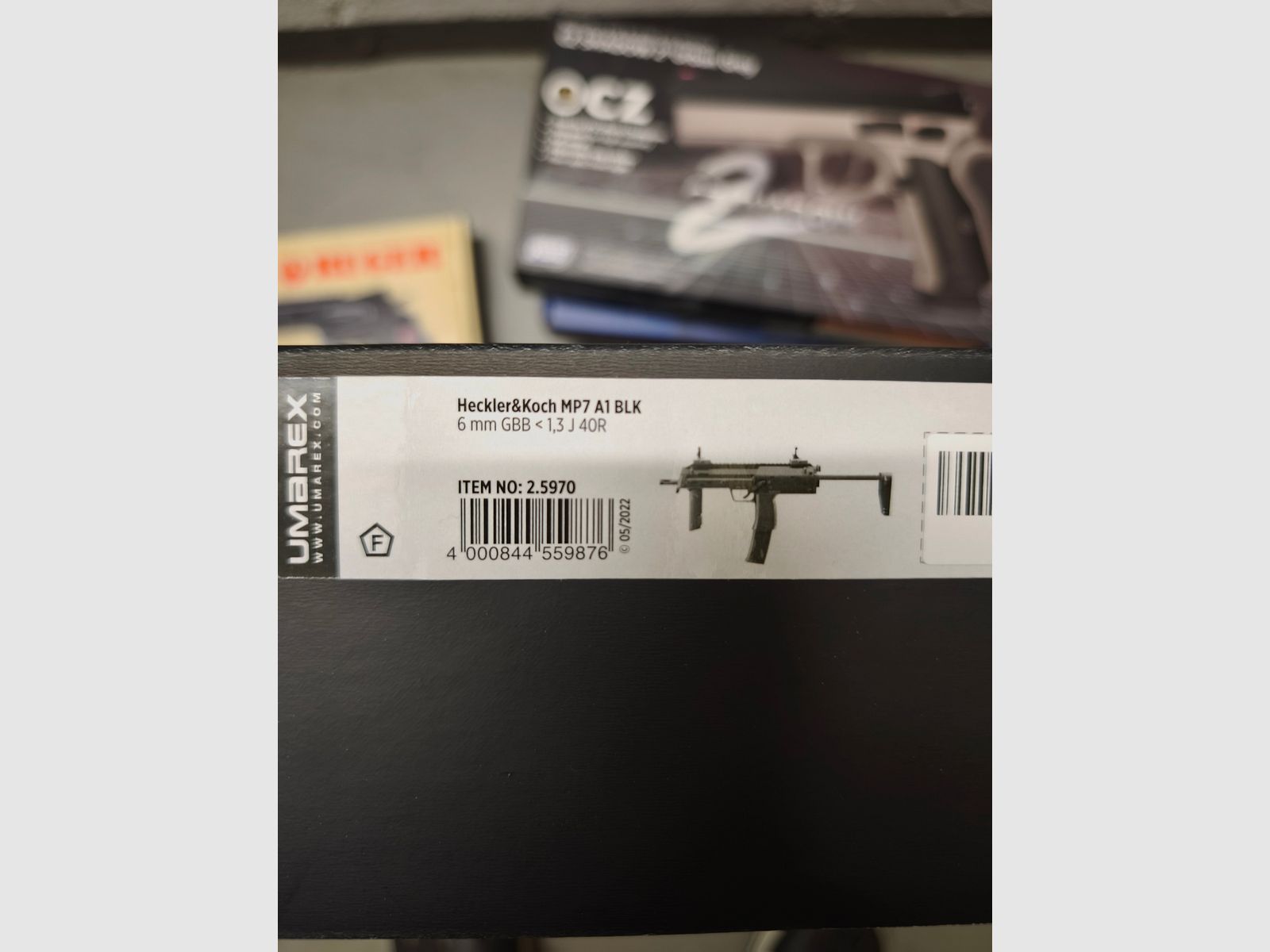Verschiedene Waffen, Softair, Gaspistole 
