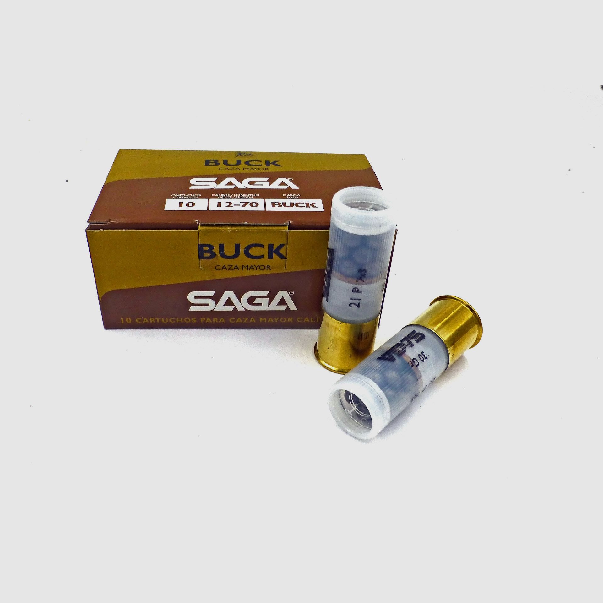 Patronen SAGA Kal. 12/70 Buckshot 21P, ab 90ct /Stück