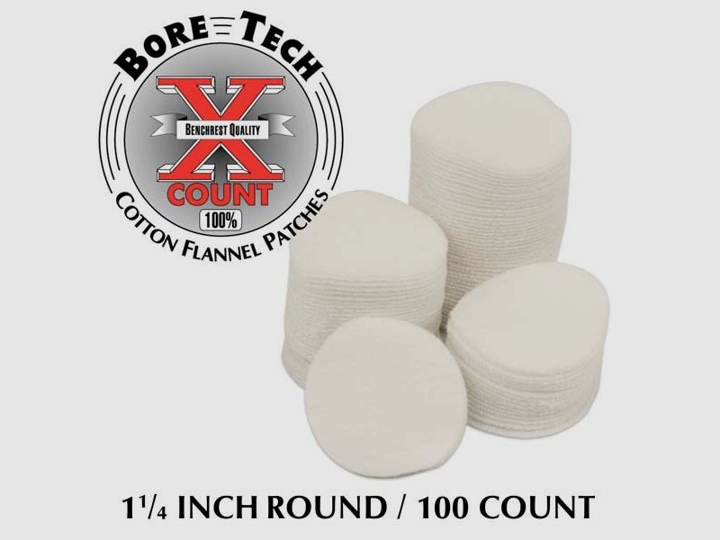 BoreTech Reinigungs-Patches rund 1 1/4" – 250 Stk., Bild 2 von 5