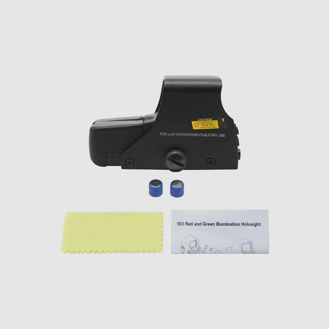 Holographisches Visier für 20 mm Schiene, 10 Stufen Helligkeit, für Ziel, Jagd, Bild 3 von 5