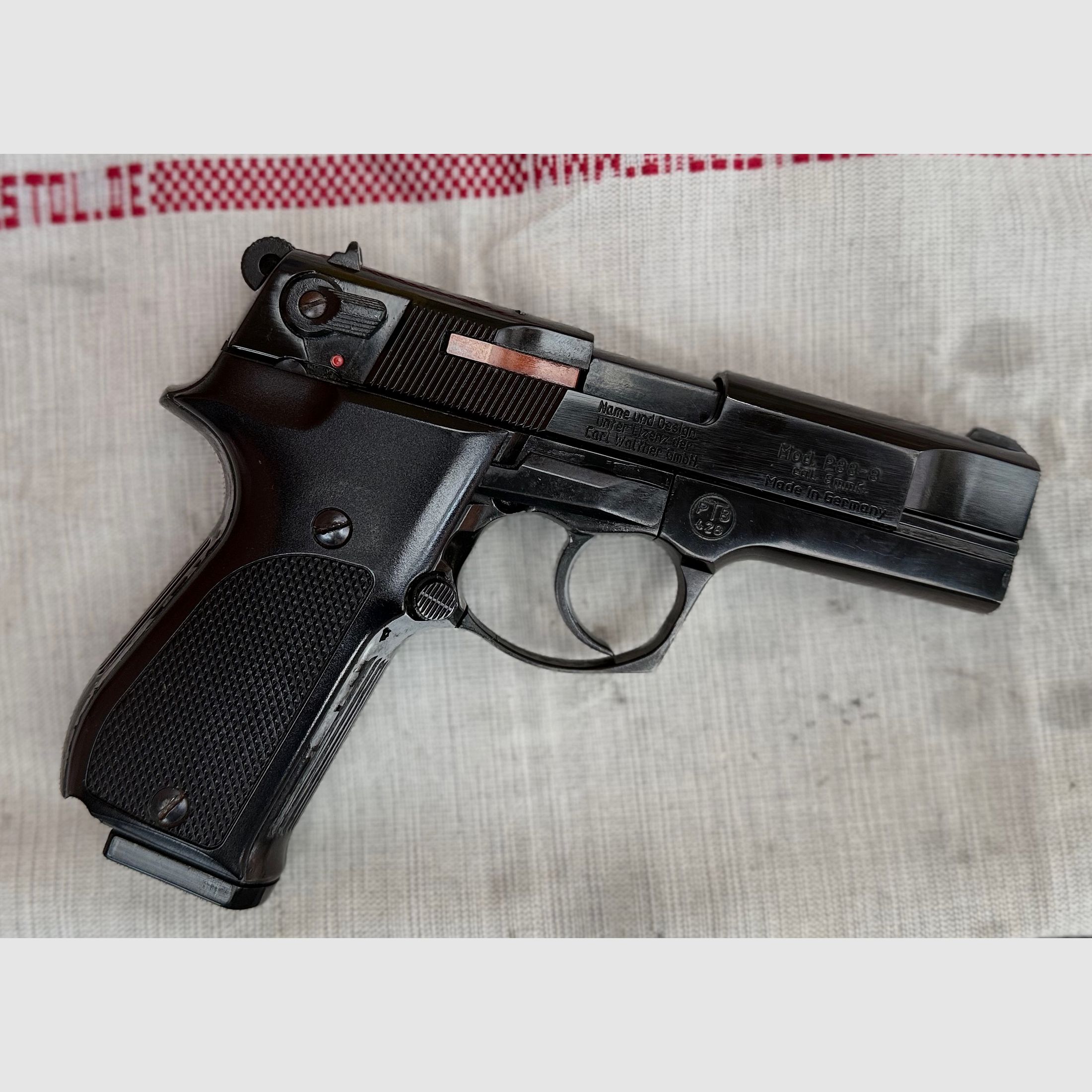 Walther P88 PTB 428 / Schreckschuss 8mm / Sammler