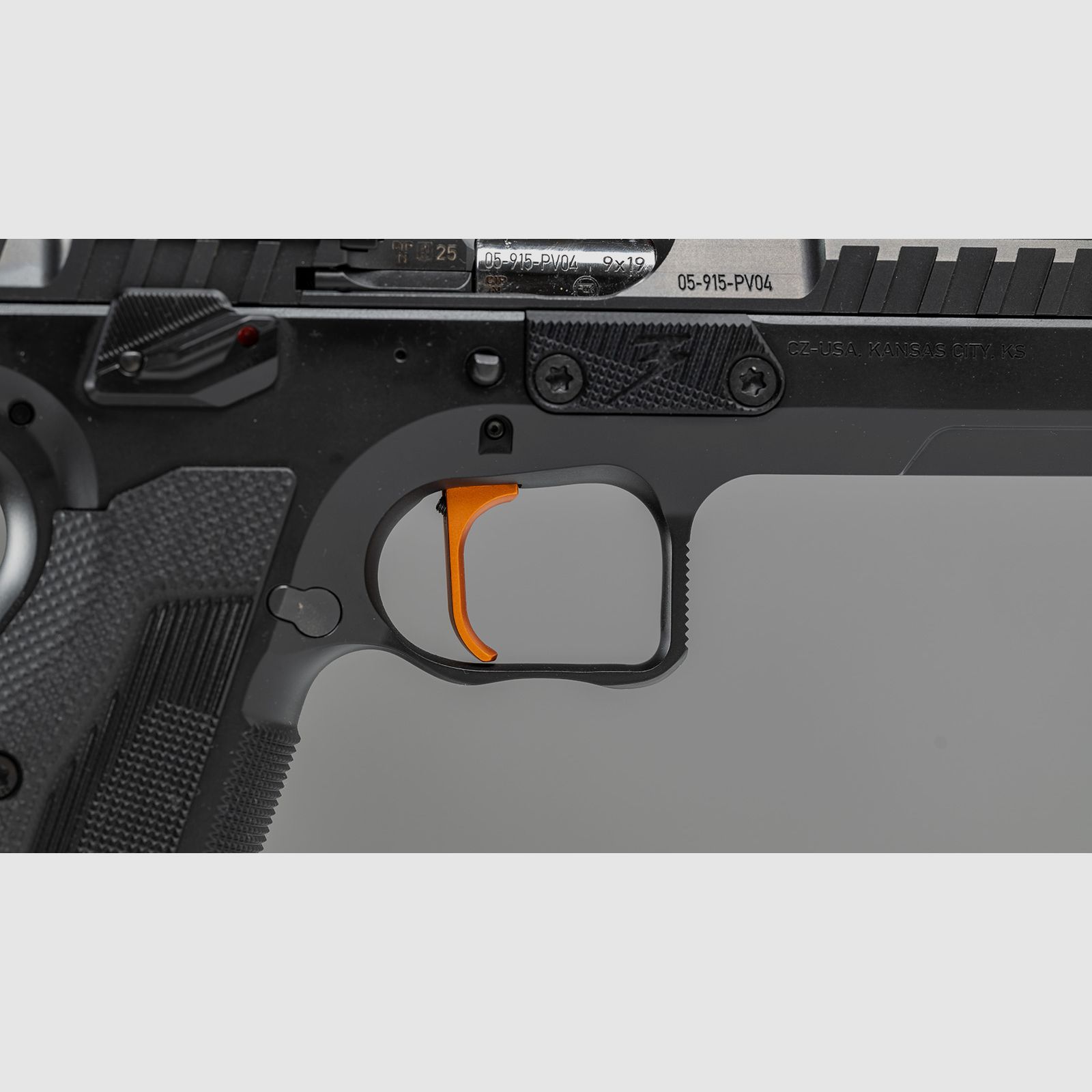 CZ TS 3 Orange OR (Optical Ready) Pistol 9mm Luger, image 9 of 12