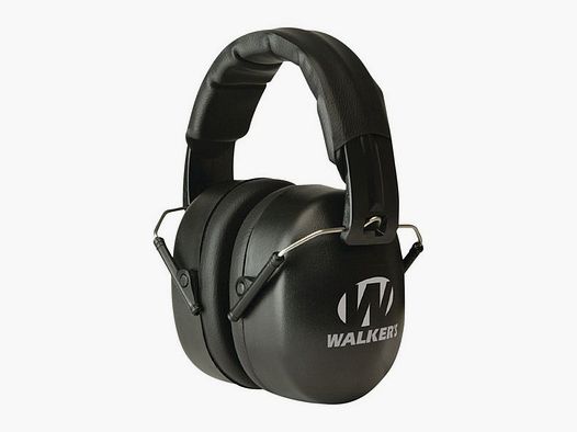 WALKERS GAME EAR EXT RANGE SHOOTING FOLDING MUFFS-BLACK