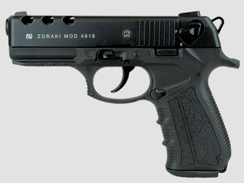 Zoraki 4918 Negro, 18 disparos