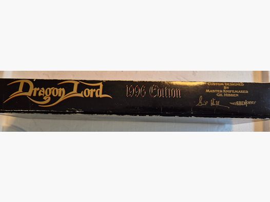 Gil Hibben Dragon Lord 1996 Edition UC898-E CUSTOM DESIGN SERIES