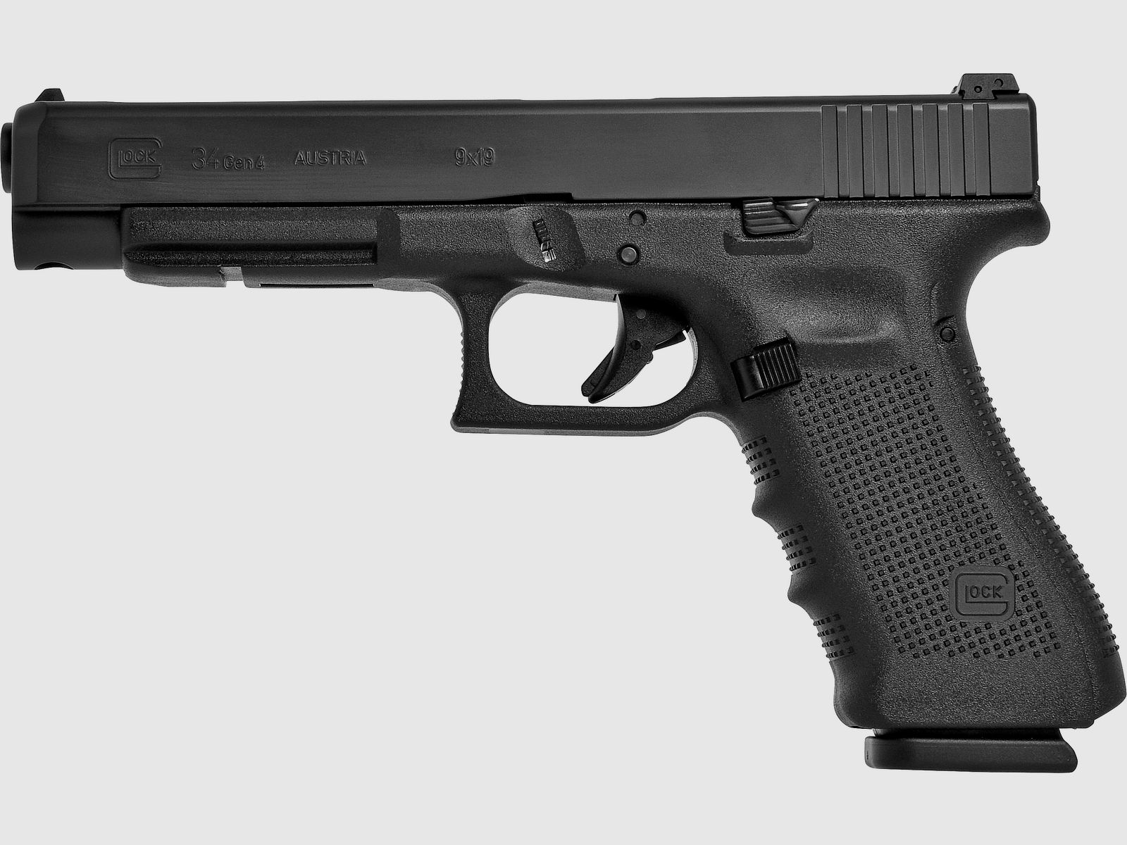 Glock pistol G34 Gen4 9mm Luger 5.31" / 13.5 cm 17 rounds, competition