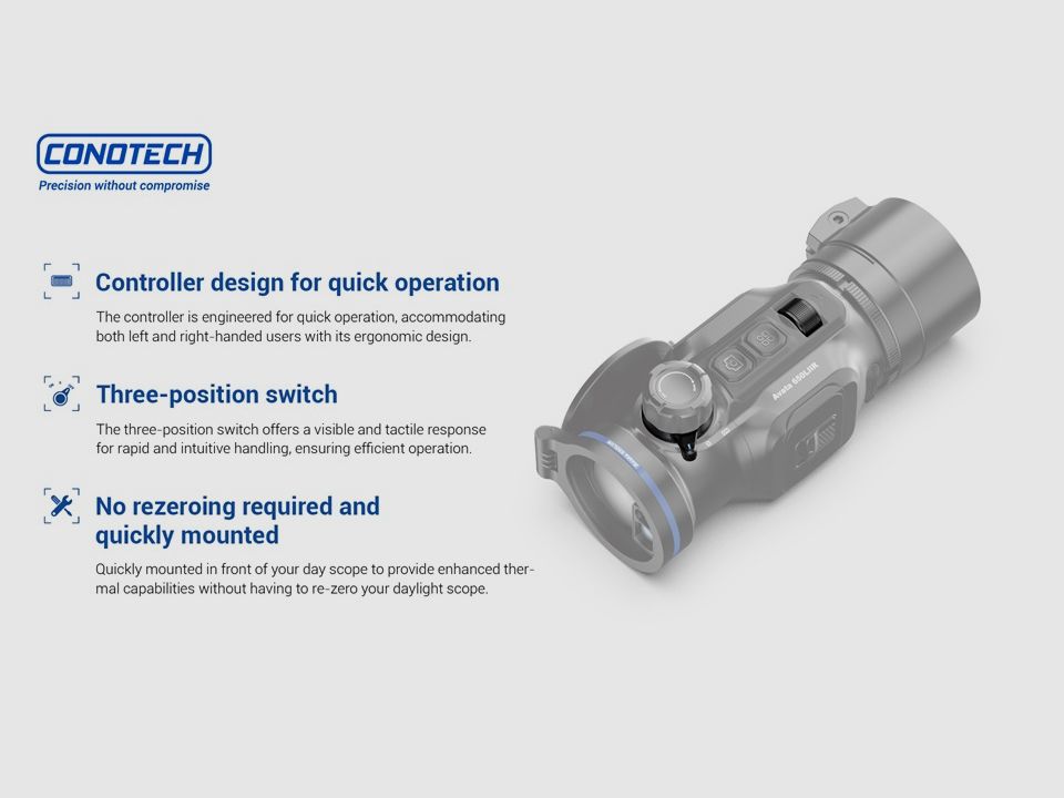Conotech Avata 650 monocular térmico / acoplable, imagen 8 de 11