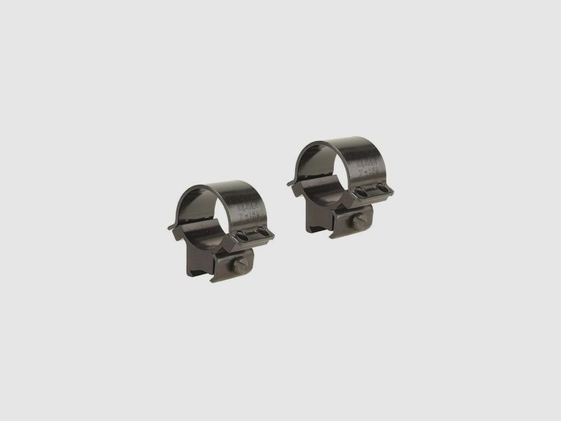 Weaver Tip-Off Ring Mount 4-Screw Cap 3/8" Grooved Receiver glänzend schwarz 25,4mm , BH 8,13mm
