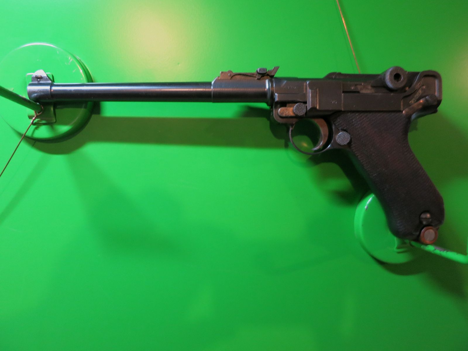 Deutsche Waffen- und Munitionsfabriken (DWM) 1915 , lange Pistole 08 P08, Ari P08 (Artillerie), 9 mm Luger     #61-