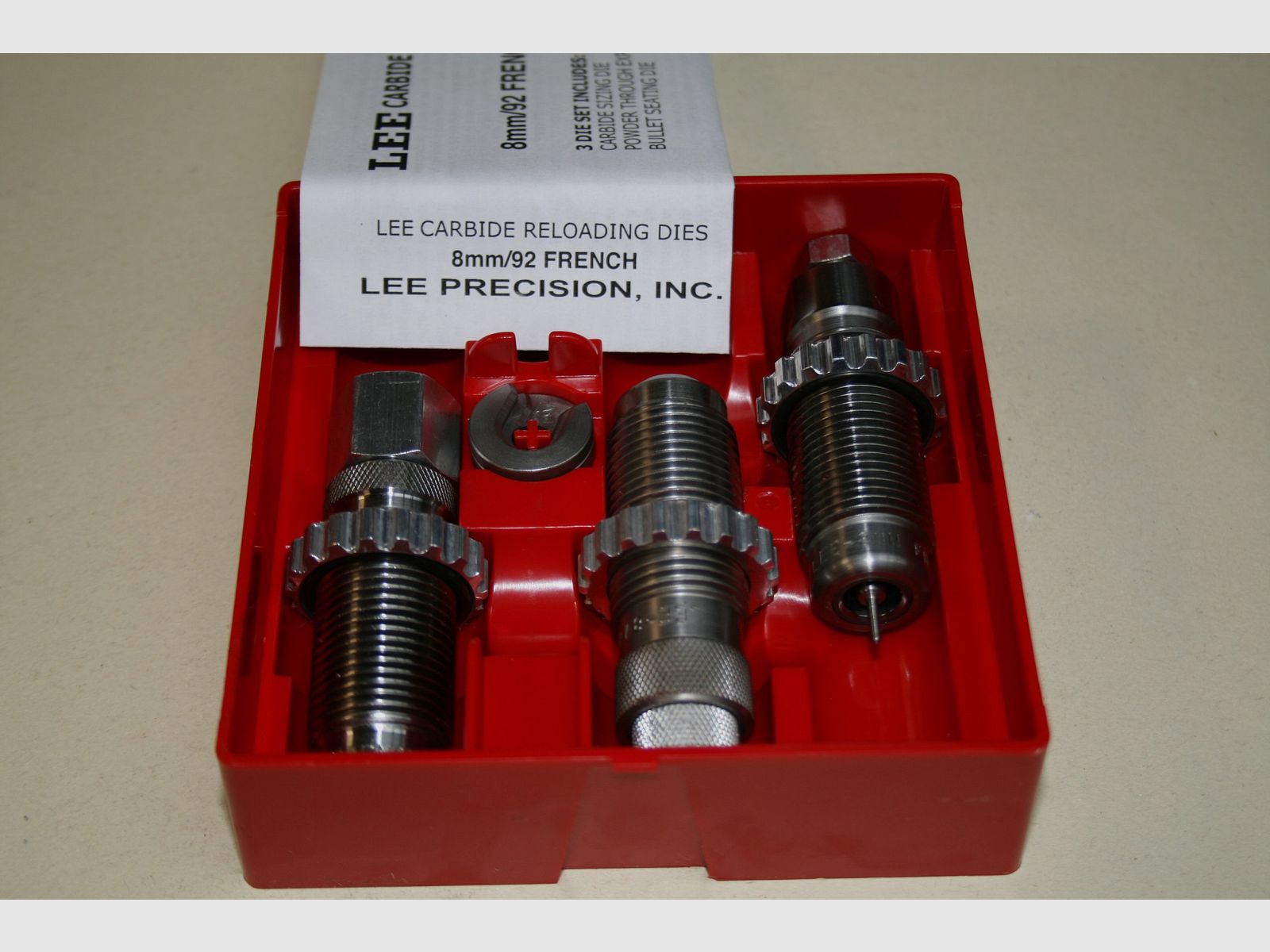 Werkzeugsatz (3) Lee Precision Kaliber 8mm Französisch 8mm92 (91615)