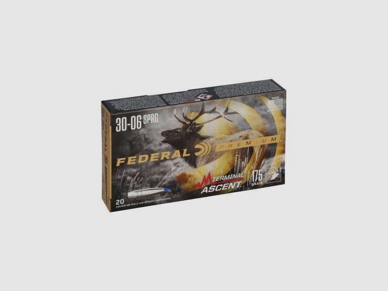 Federal Büchsenmunition Premium .30-06 Spring 11,30 g / 175 gr Terminal Ascent