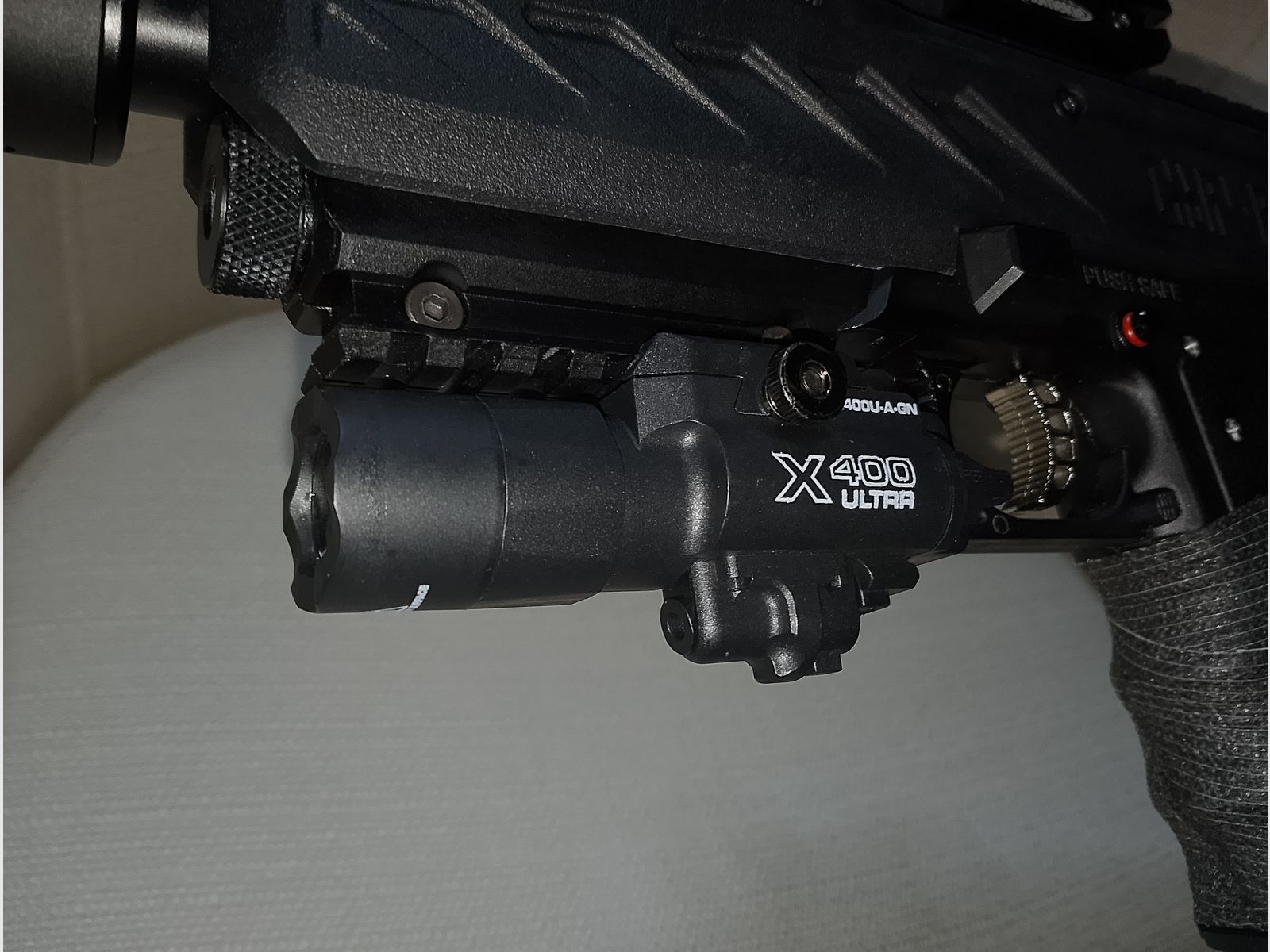!Update! Tippmann Tipx MSC Body Kit Markierer .68 Zubehör Paintballs Gummibälle Alu Kugeln Cal 68 CO2 Set Visier Rot Grün Punkt Socom Laser Lampe
