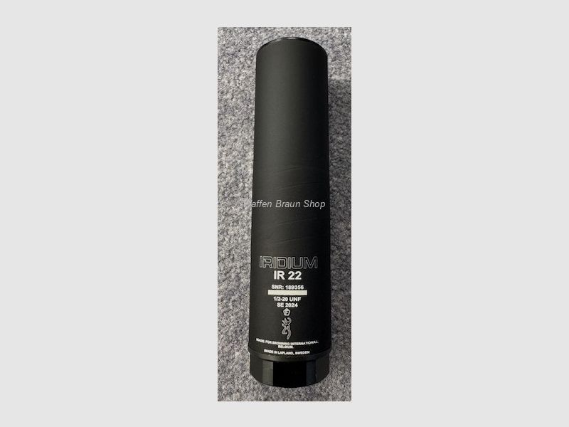 SOUND MODERATOR IRIDIUM, IR 5,6mm 1/2-20UNF