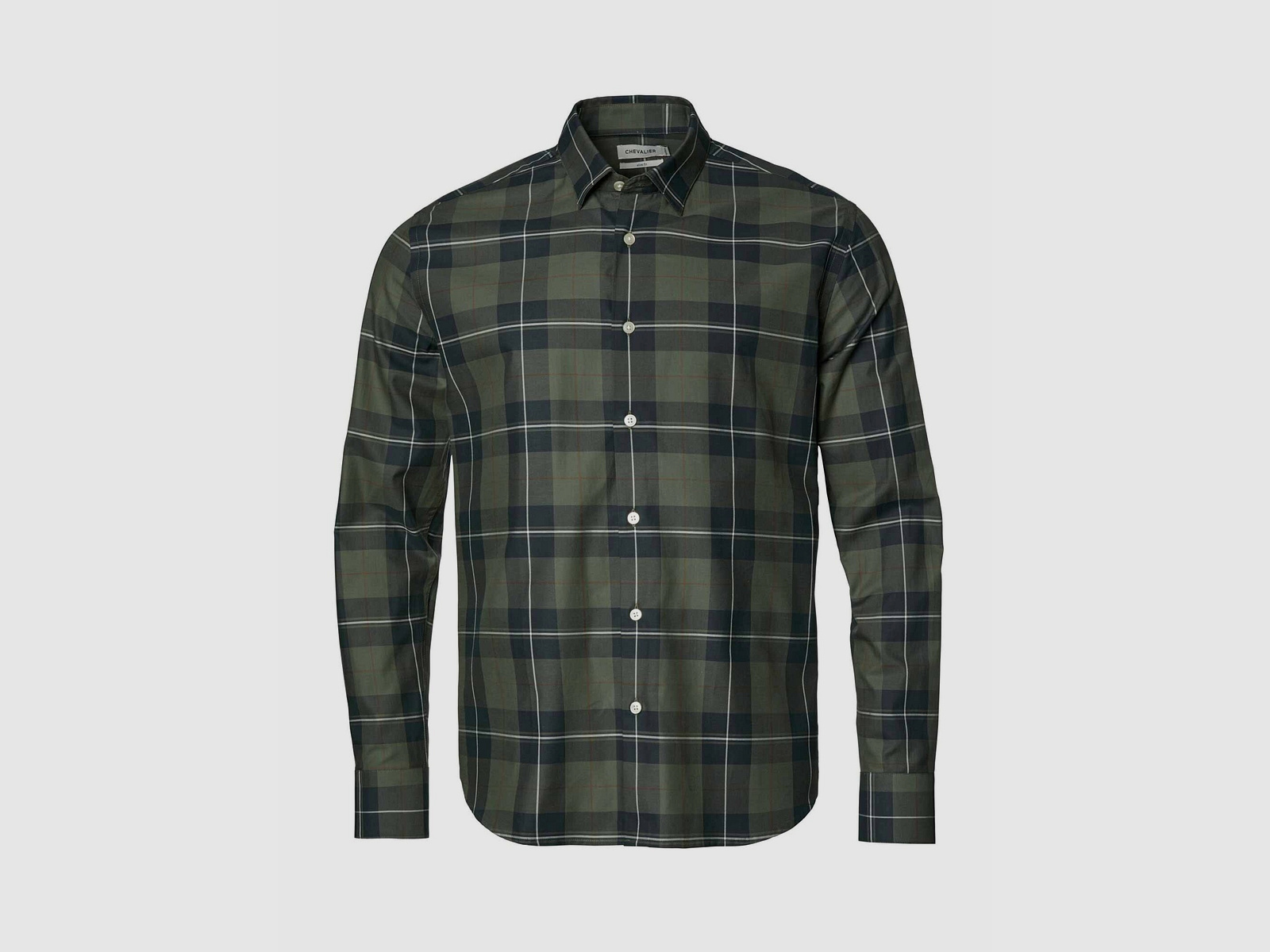 Chevalier Carlton Contemporary Fit Shirt Uomini Chevalier Check Scuro S