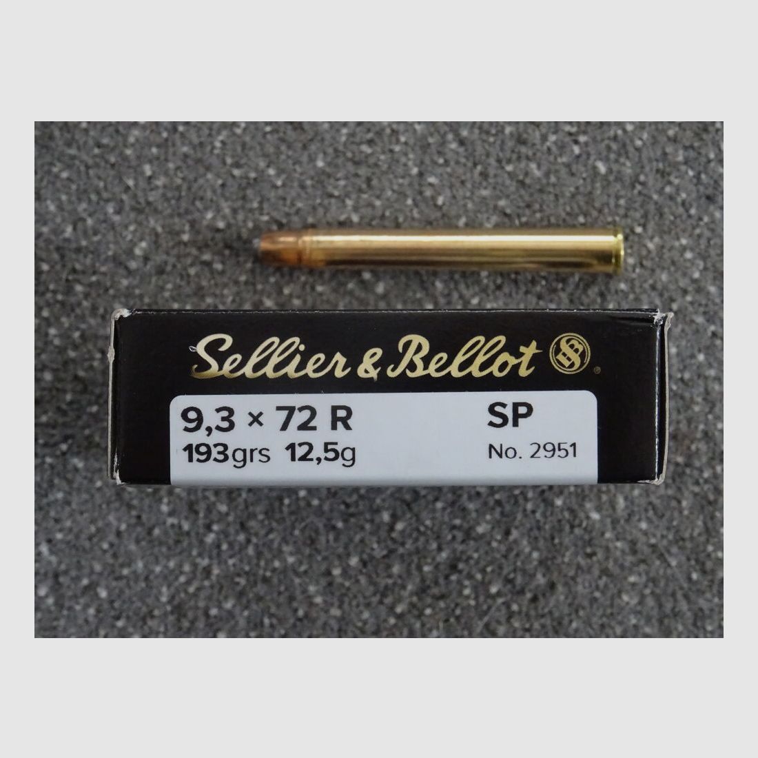 S&B SELLIER & BELLOT 9,3x72R 12,5g Deelmantel