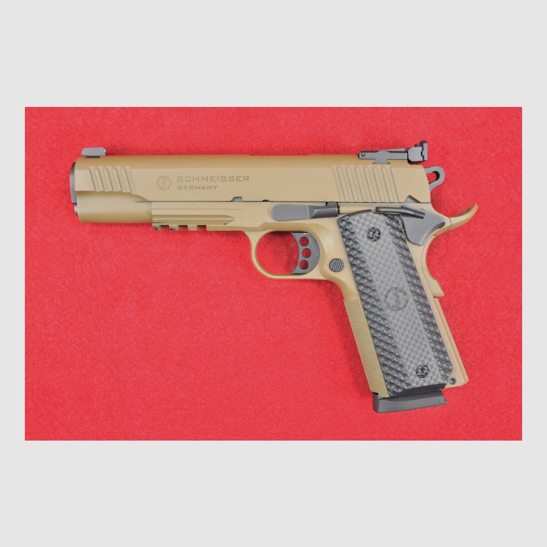 Schmeisser Hugo 1911 FDE 5" .45 Auto