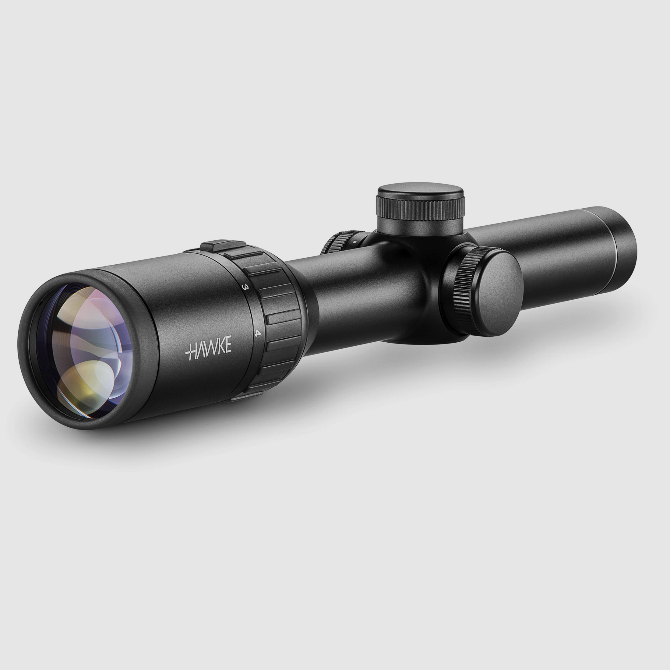HAWKE 16300 Luneta do polowania ENDURANCE 30 WA 1-4x24 L4A DOT z podświetlaną siatką, zdjęcie 2 z 6