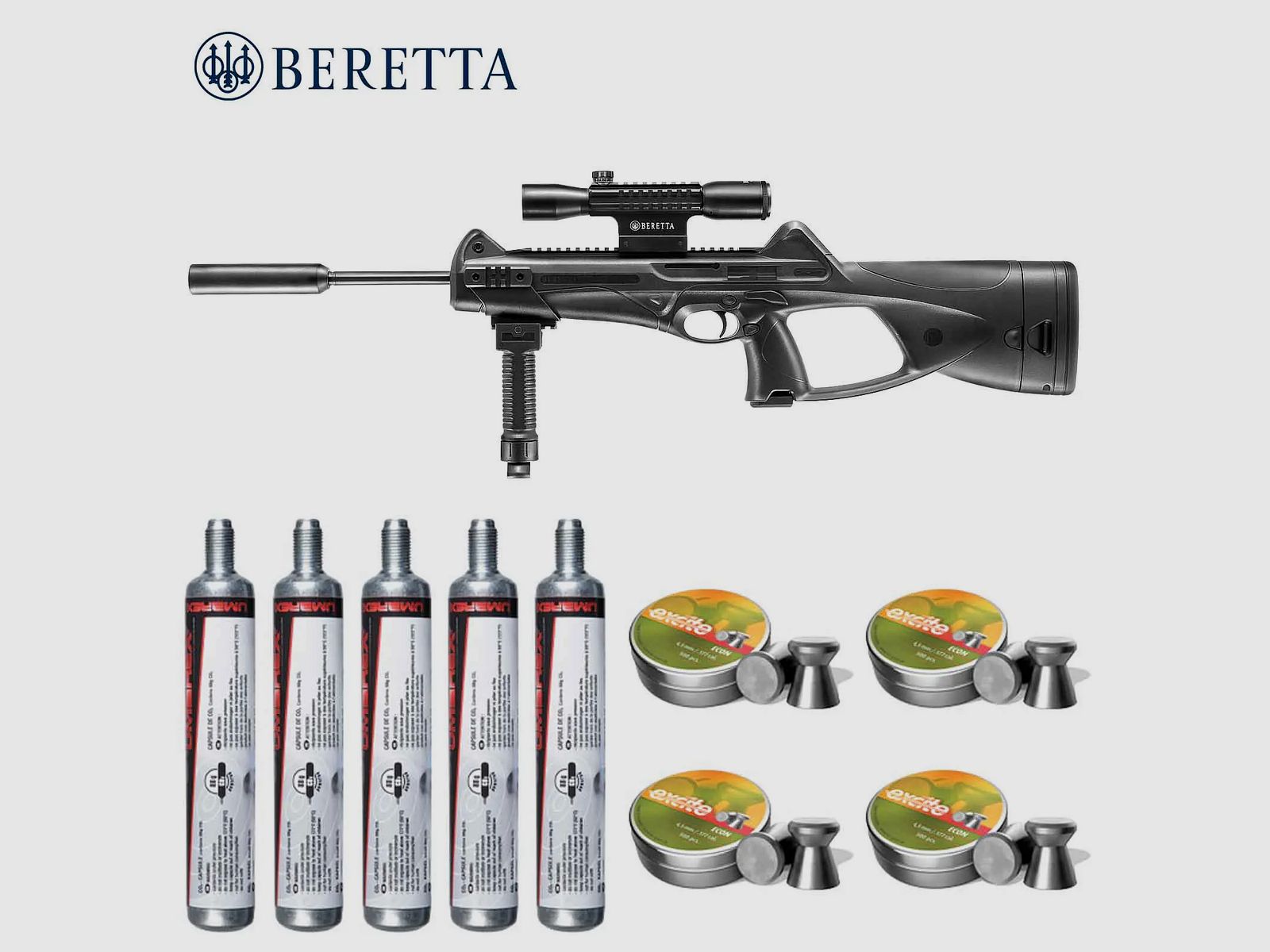 Luftgewehr Beretta Cx4 Storm XT Co2-Gewehr 4,5 mm Diabolo Co2-Gewehr