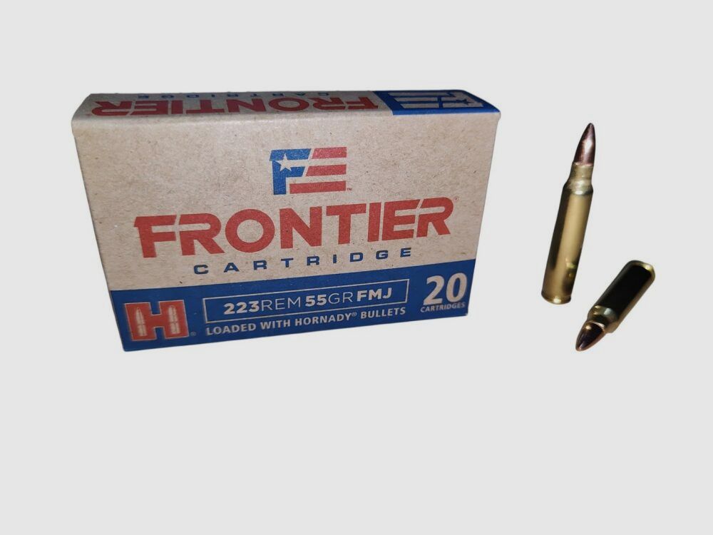 Hornady 55grs Frontier FMJ 20STK