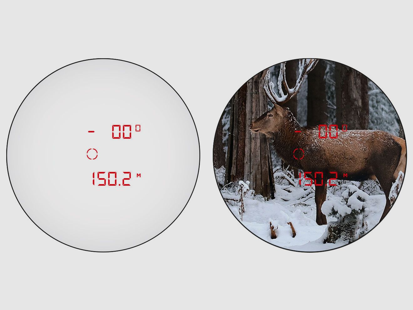 Alpen Optics Apex XP 8x42 LRF Fernglas mit Laser Entfernungsmesser (Range Finder) 