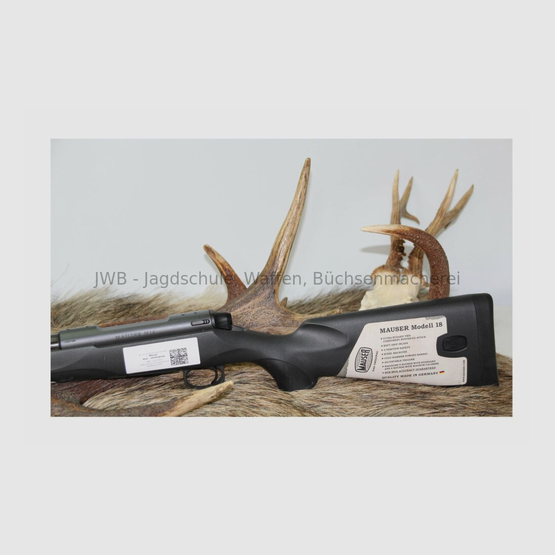 Mauser M18 Vorführwaffe ungeschossen und unmontiert mit Mündungsgewinde .30-06Spring