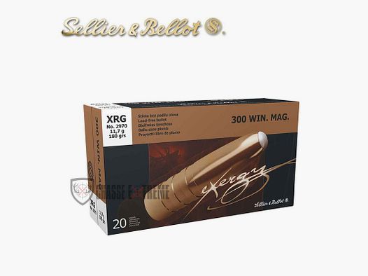 20 patronen S&B kal 300 Win Mag 180gr XRG
