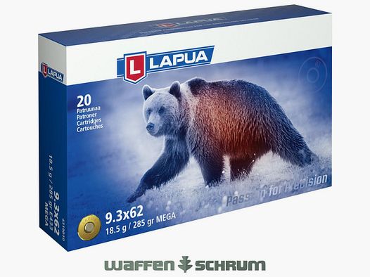 Lapua Naturalis 16,2g - 250gr. 9,3x62