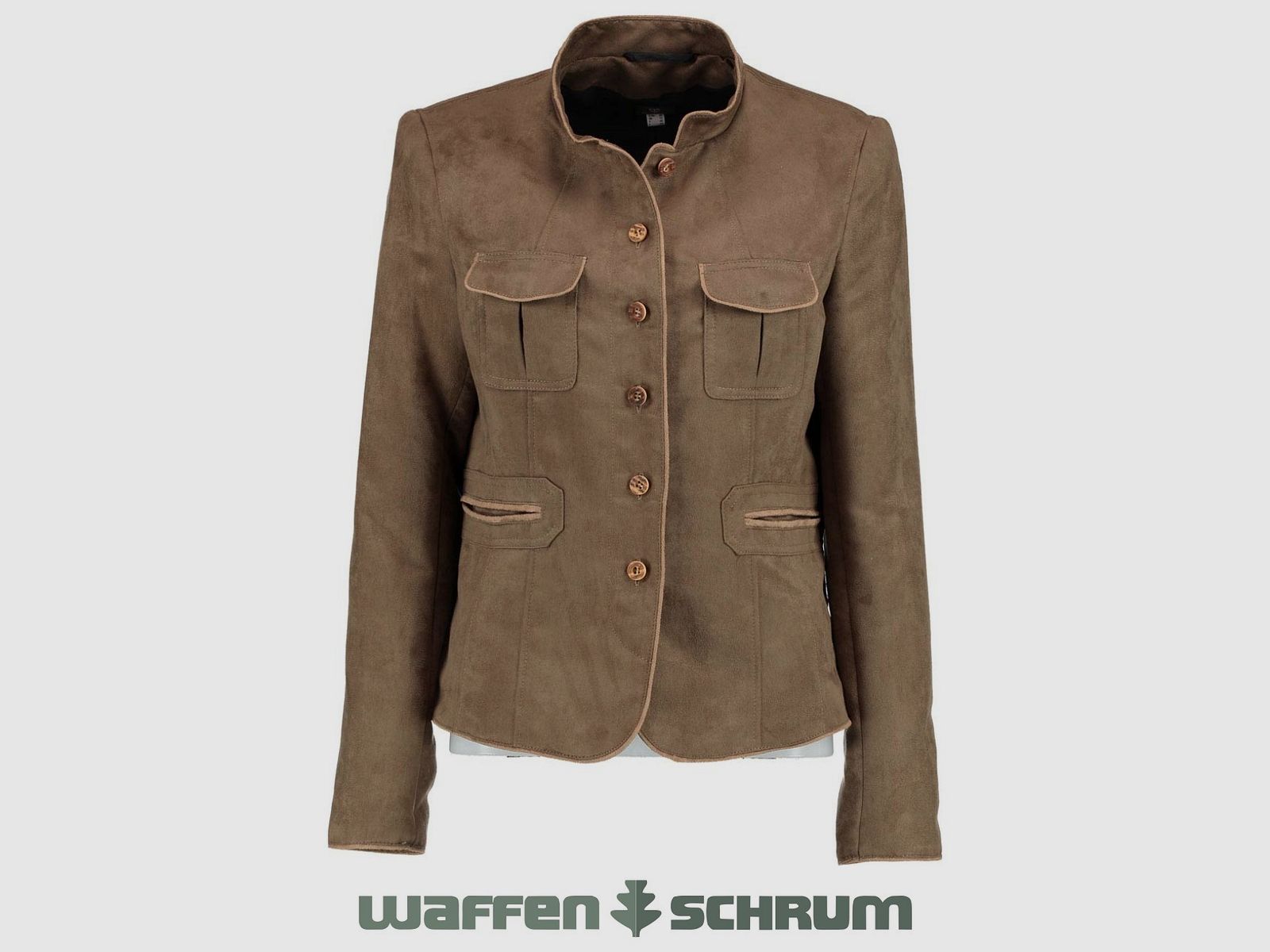OS Trachten Blazer Marrón Medio