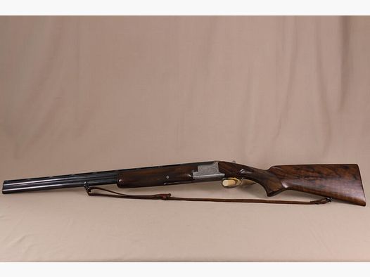 FN B25 Bockdoppelflinte // Gravur // Maserholz // Goldf. Abzug