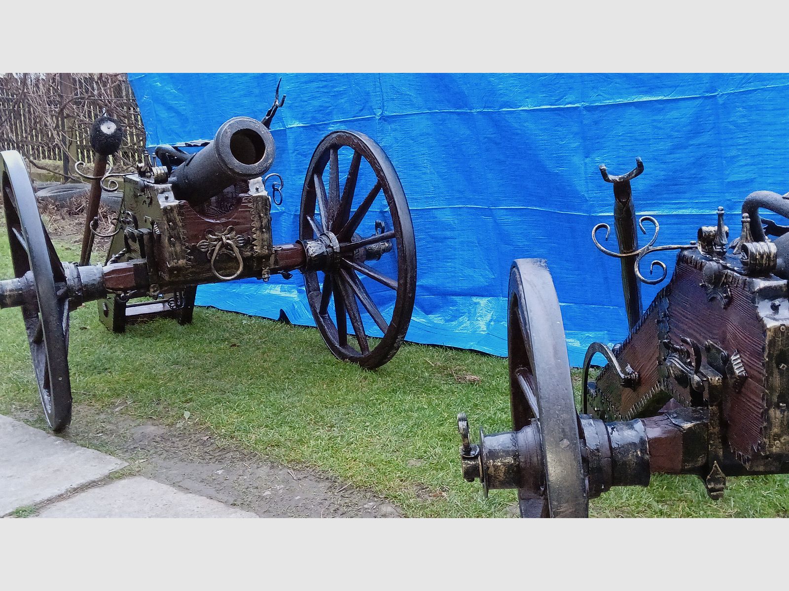 GUN,CANON XXXL Vente de canons de jardin pour tirer des feux d'artifice
