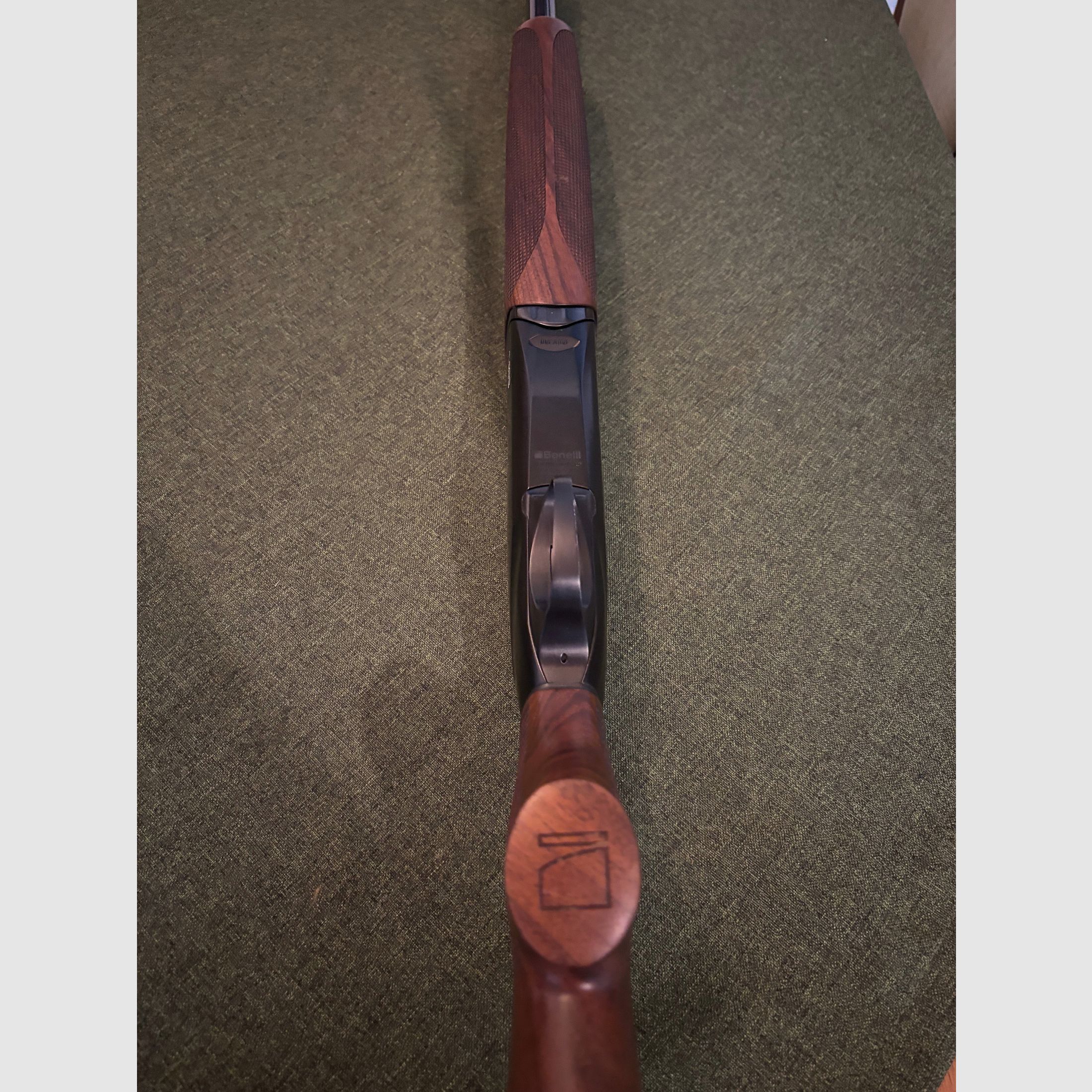 Benelli 828U 12/76 mit stahlschrotbeschuss 