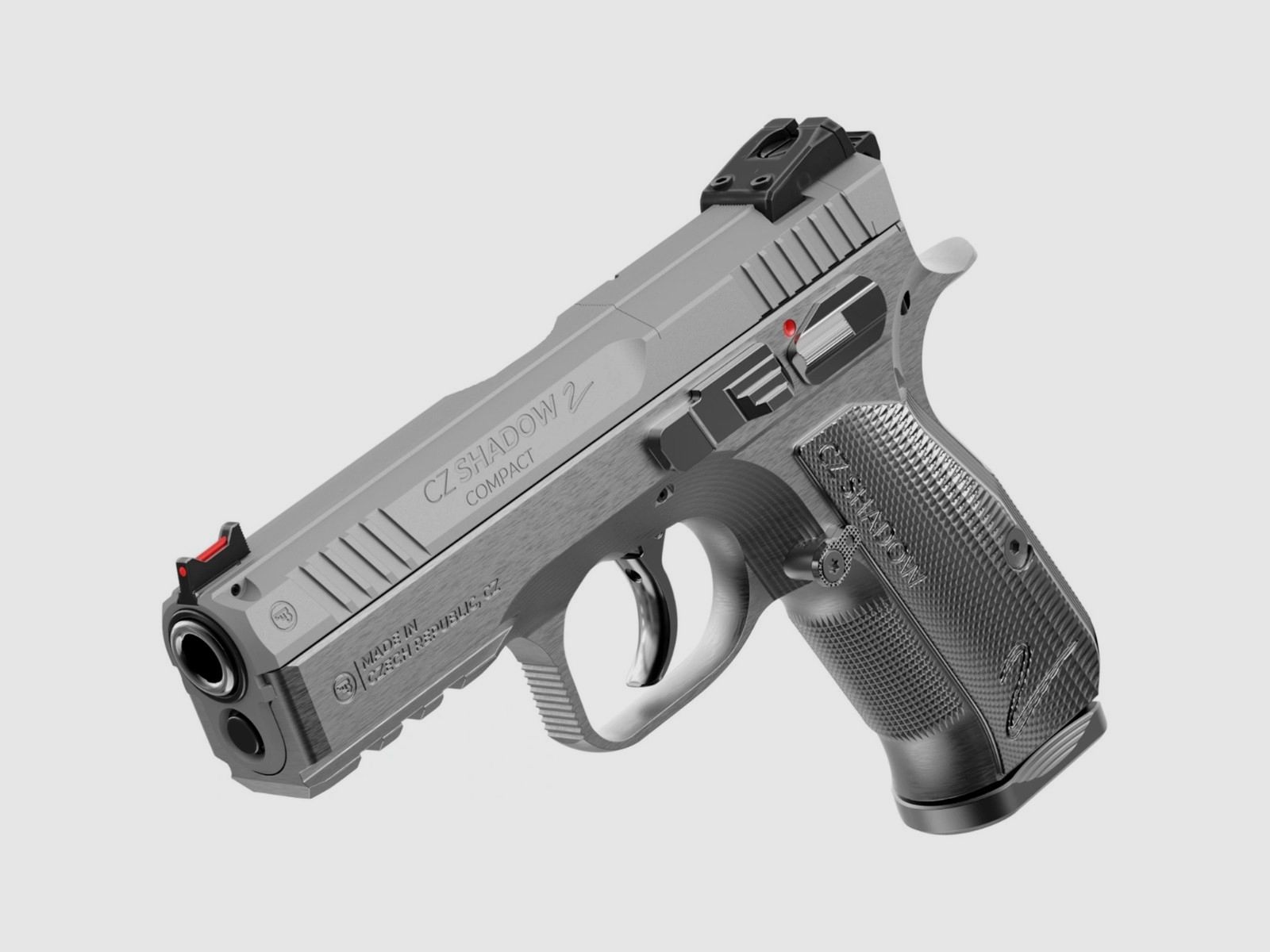 CZ Shadow 2 Compact Industrial Silver, zdjęcie 2 z 5