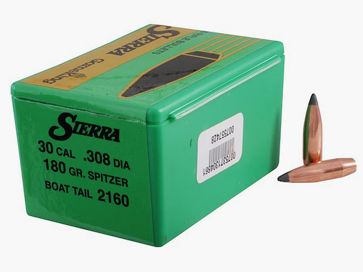 Sierra Geschoss .30/.308 180GR SBT 100 Stück