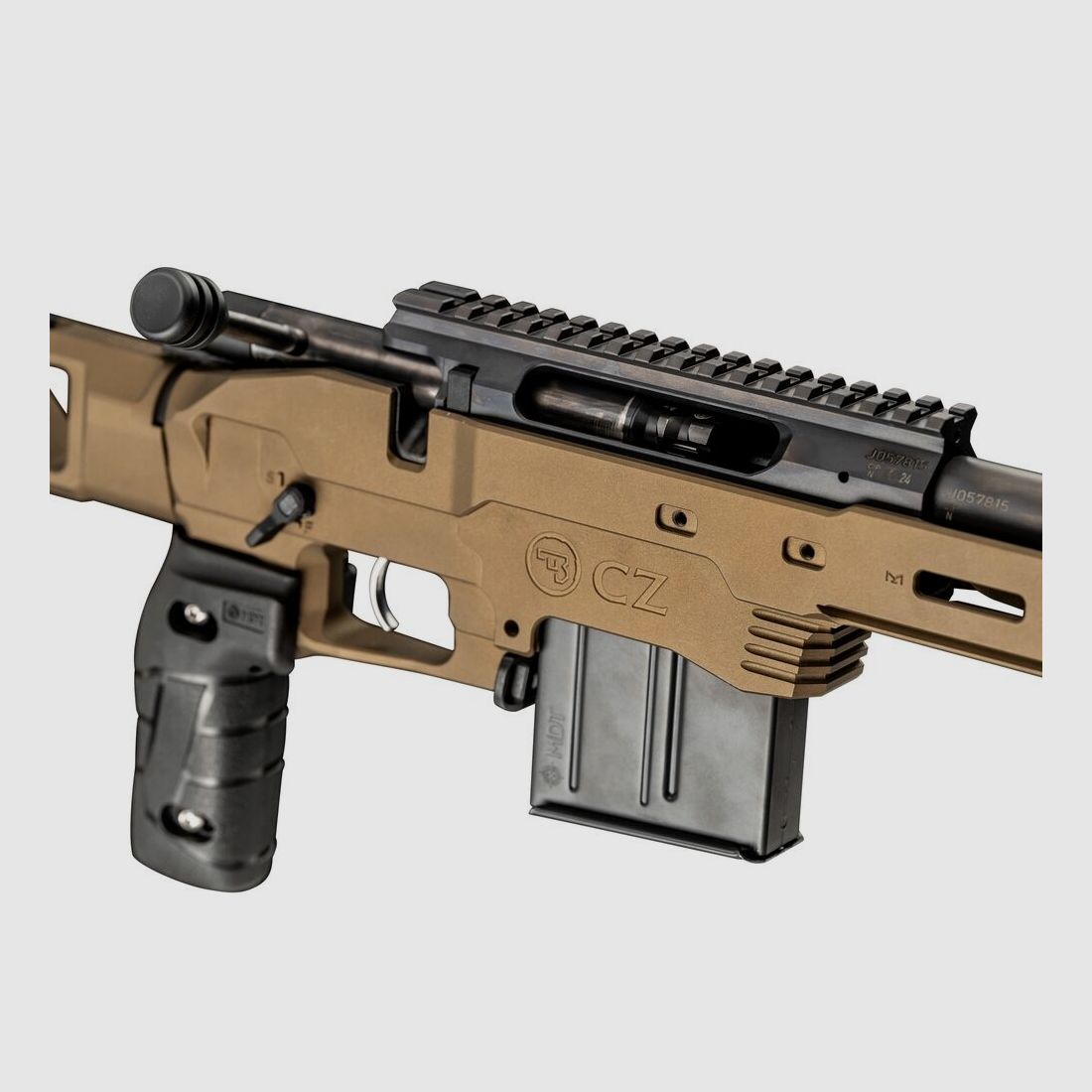 CZ Rifle de repetición 600+ MDT Deep Bronze 6,5 Creedmoor