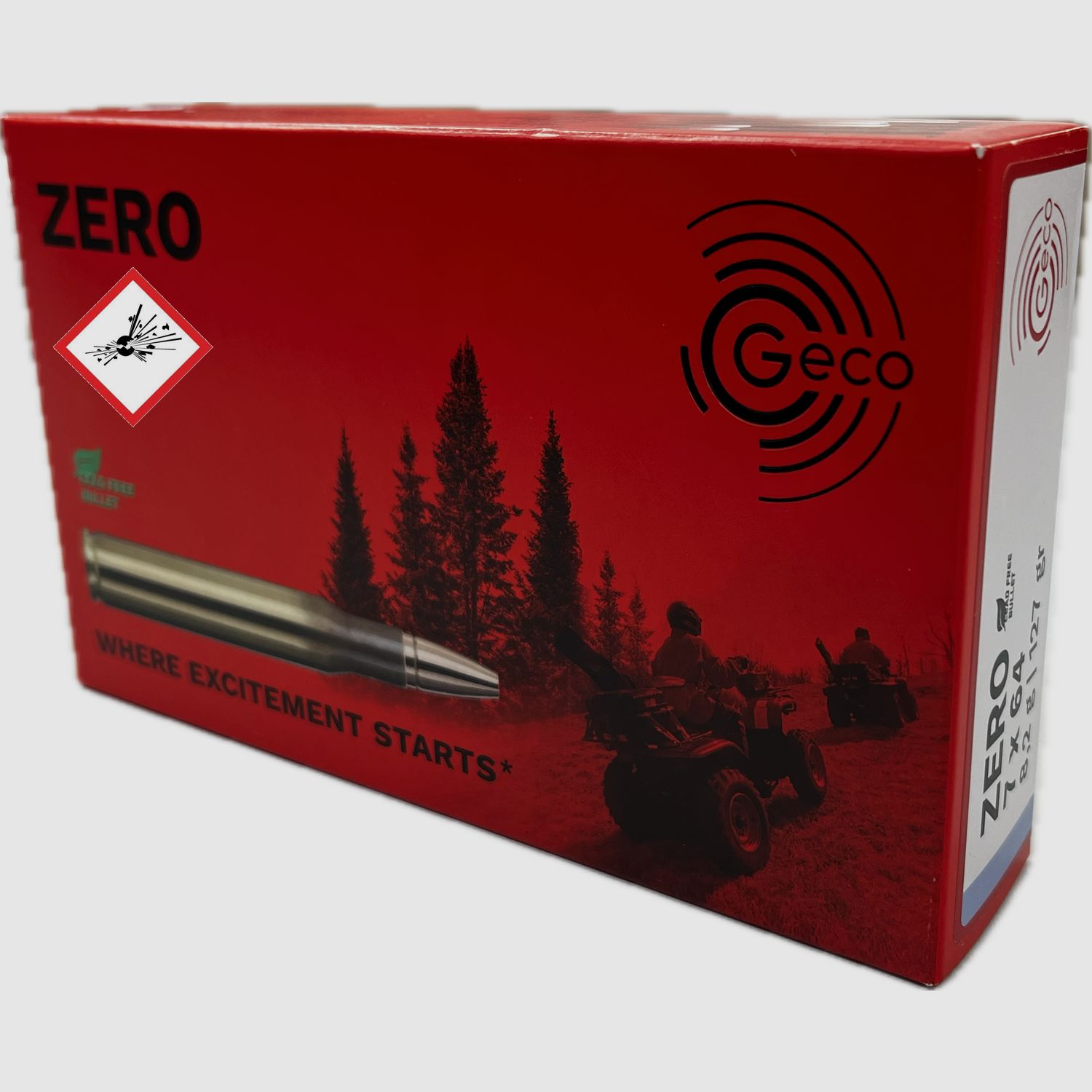 Geco Zero hunting cartridge cal. 7X64 127 grs