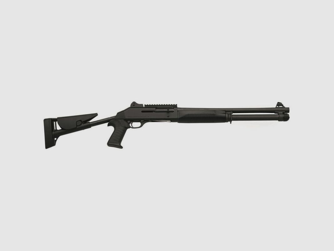 Benelli M4 Flinte mit teleskopischem Schaft