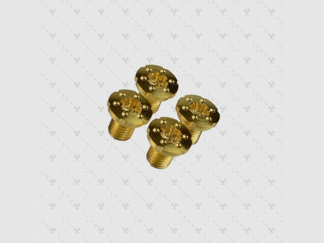 1911 Torx grip screws/ AISI-12L14 steel with true 24k GOLD coating