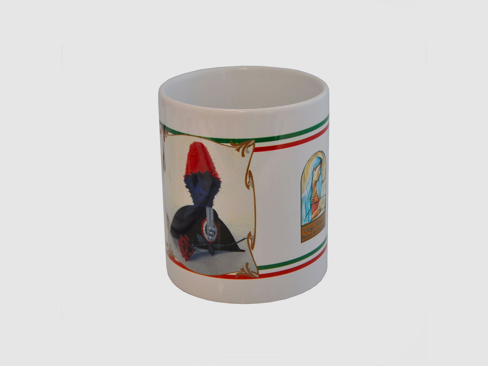 COLLECTOR'S CERAMIC MUG CARABINIERI, image 2 of 2