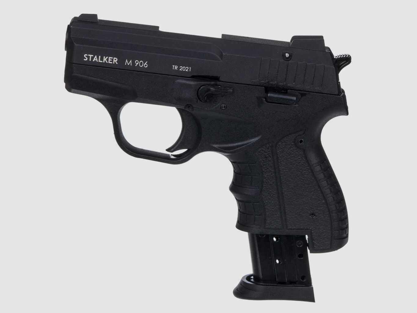 Schreckschusspistole Stalker M906 Schwarz 6mm LONG, Bild 6 von 9