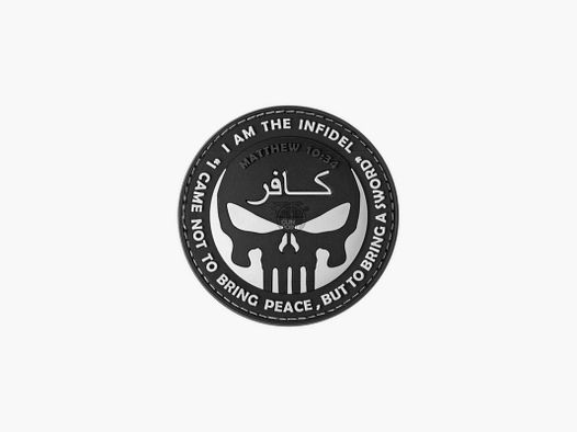 JTG The Infidel Punisher Rubber Patch-Multicolor