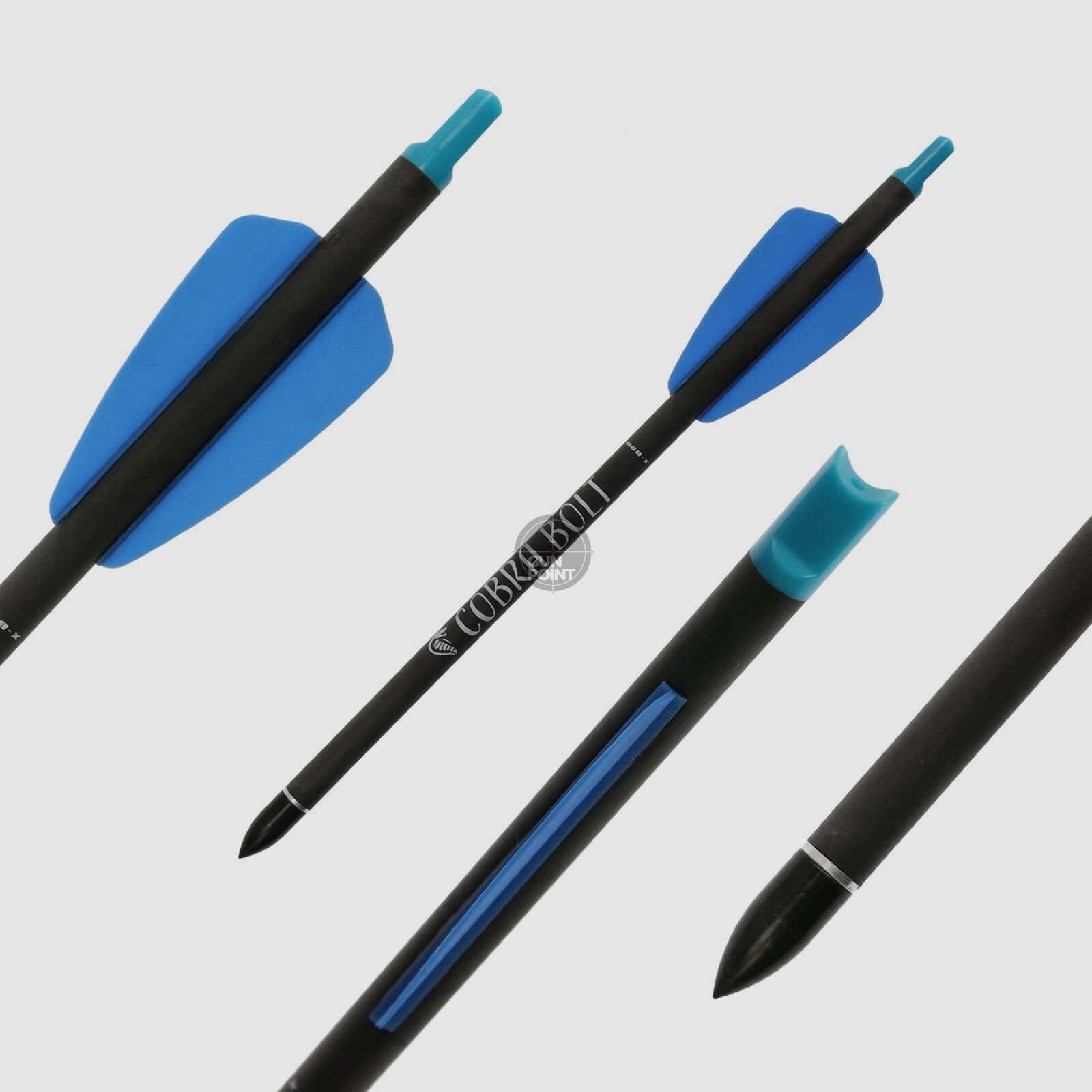 Carbonbolzen | X-BOW Bolzen fr Cobra System, Cobra R9 + R10 & Adder - 7,5 Zoll