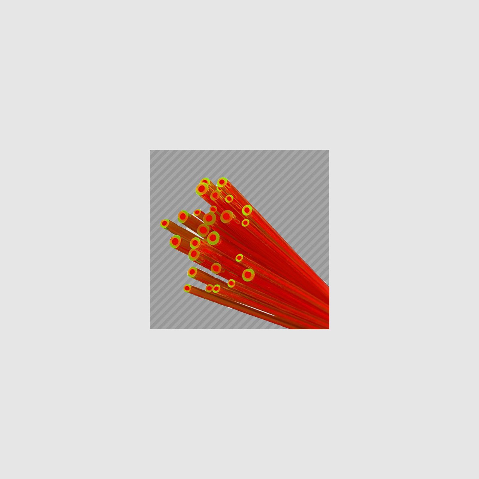 Ersatzfaser für Visierorgan zu schneiden .078X5.5 Durchmesser 2mm