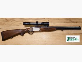 Bock rifle Blaser Mod. ES67 cal. 5.6x50R Mag. 12/70 Swarovski Habicht 2.2-9x42 reticle 4