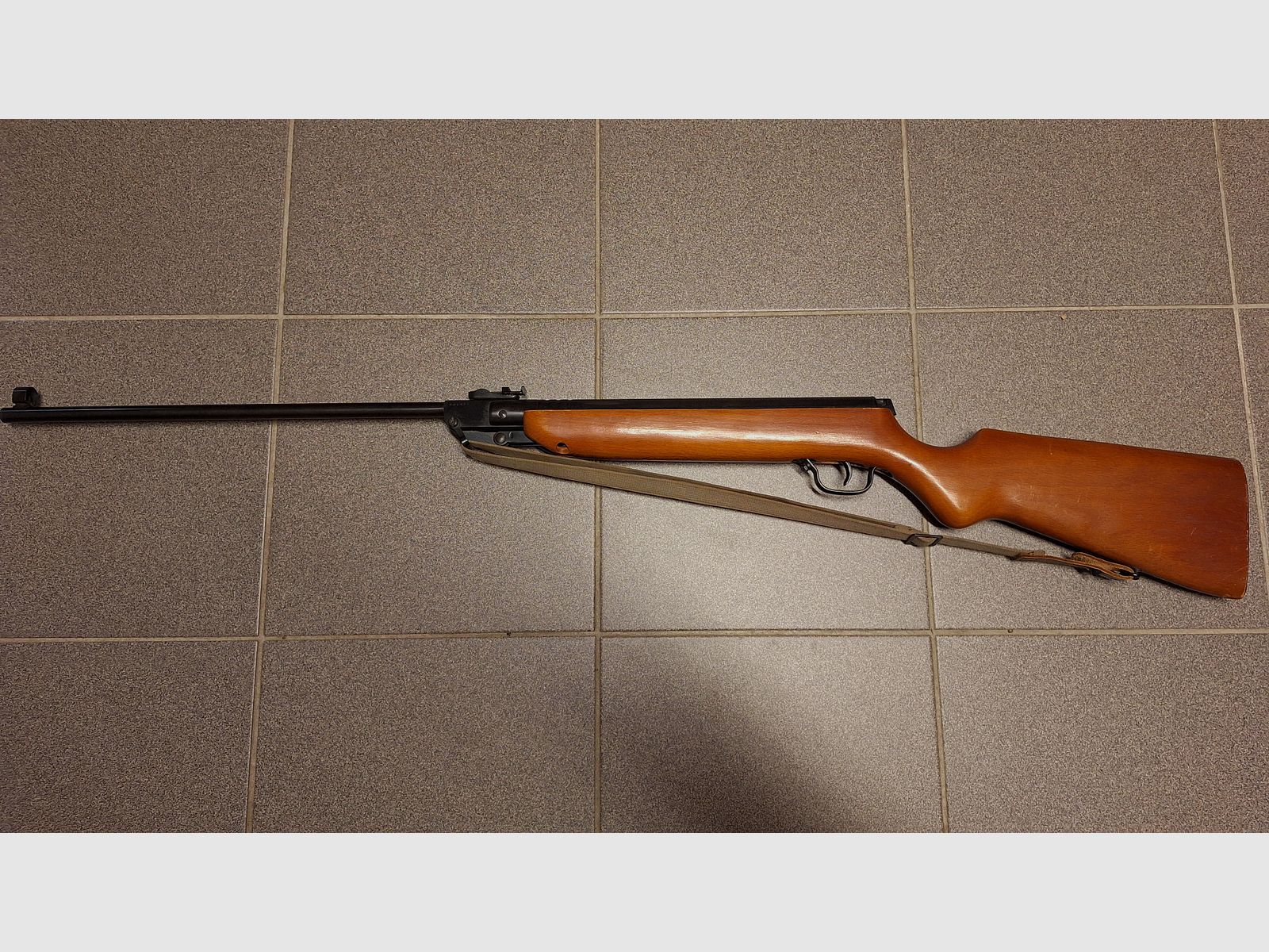 Rifle de aire modelo 303 Haenel Suhl ¡TOP estado de colección!