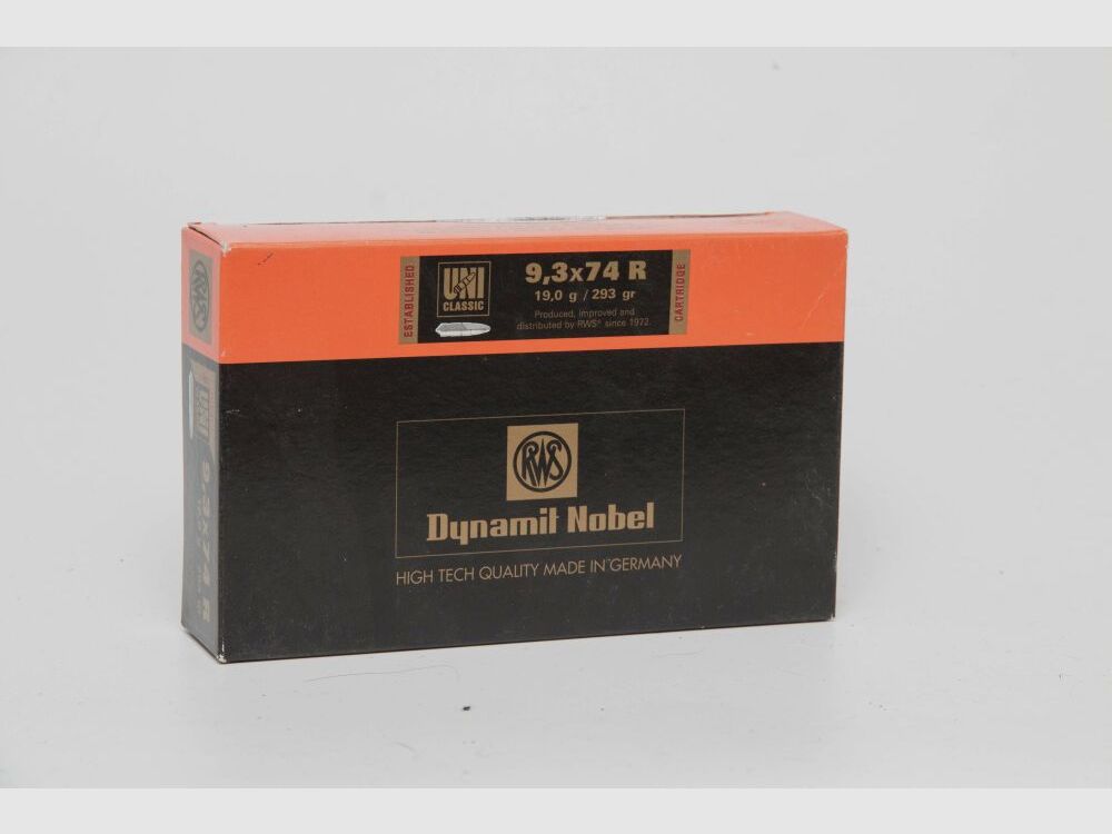 RWS 9.3x74R Uni Classic ammunition hunting cartridges