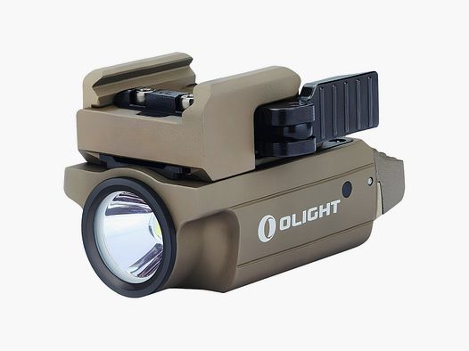 Olight - Latarka pistoletowa PL-Mini 2 Valkyrie - Desert Tan - 600 lumenów
